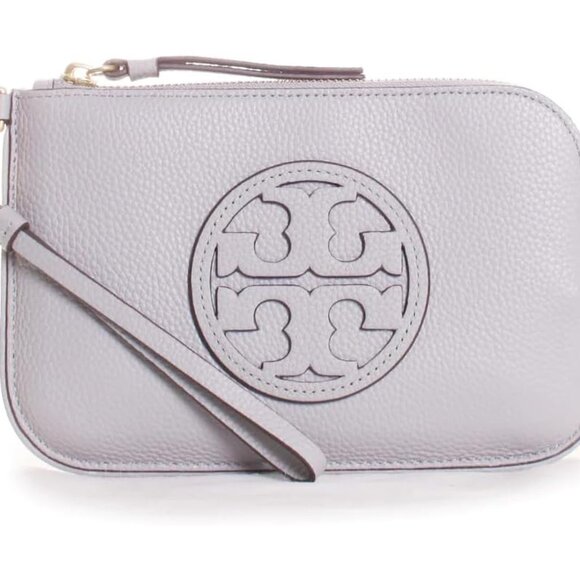 Tory Burch Accessories - Tory Burch Miller Wristlet – Bay Gray